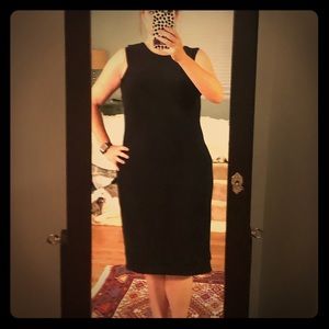 Reversible sleeveless sheath dress